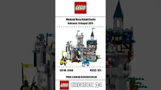 LEGO Creator 31168 &ndash; Medieval Horse Knight Castle! 🏰⚔️ 3 in 1 Epic Build