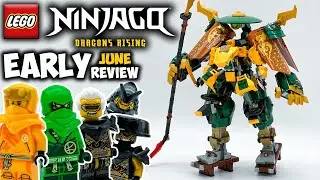 Lloyd and Arin's Ninja Team Mechs EARLY Review! LEGO Ninjago Dragons Rising Set 71794
