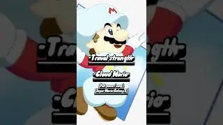 Cloud Mario vs Ice Mario edit #mario #nintendo #edit #shorts #smg2