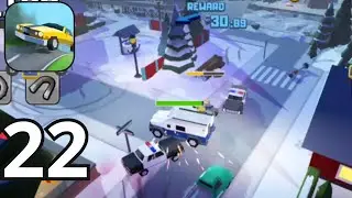 Reckless Getaway 2 - Walkthrough Part 22  (iOS, Android) Happy new year