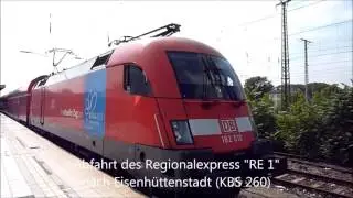 Eisenbahnverkehr in Magdeburg Hbf Teil 1