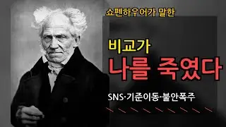 비교가 시작되는 순간 불행도 시작된다(쇼펜하우어)(@행복-Truth)