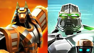 REAL STEEL WRB Anubis VS Hollowjack & Gambit & Danger Zone & Shogun & Atom & Ambush & Blacktop