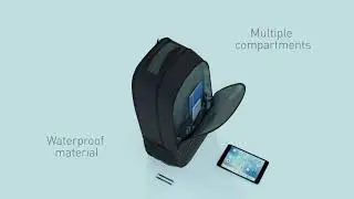 Carry laptop backpack with trolley