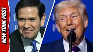 Watch Marco Rubio Crack Up as Trump Jokes About Firing Him