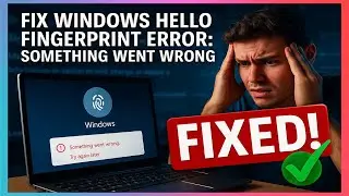 Fix Windows Hello Fingerprint Error: 'Something Went Wrong' &ndash; Step-by-Step Guide