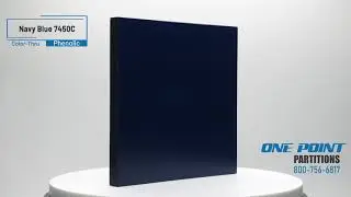 Phenolic Color Thru Navy Blue 7450C