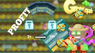 MASSING DONATION BOX, PROFITNYA BERAPA YA?|| GROWTOPIA INDONESIA #growtopiaindonesia