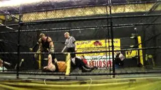 Chuck McRoberts Competes in NWA Supreme Title Steel Cage Match Surviving the Steel 2015