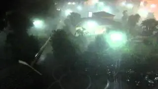 Rain storm in Antibes