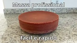 Massa do bolo da Thais Morais | massa que iniciei na confeitaria | Confeitando com Lucas