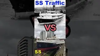 SS Traffic VS SS Nomadic #cunardline #lusitania #titanic #aquitania #britannic #whitestarline #ship