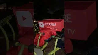 we caught subscribe button doing this #shorts