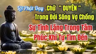 Lời Phật Dạy : Chữ Duyên Trong Đời Sống Vợ Chồng , Sự Tĩnh Lặng Trong Tâm,Phúc Khí Tự Tìm Đến.