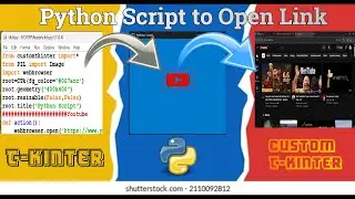 Python Script to Open Link in Web Browser Using a Button with Tkinter.