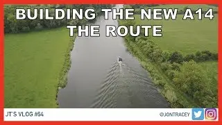 Дроны над трассой A14 &mdash; полёты по маршруту &mdash; май 2017 г.