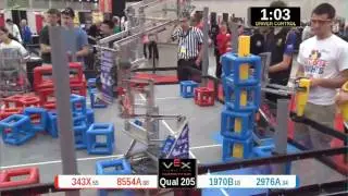 2015 VRC Arts Q205 - 343X 8554A vs 1970B 2976A - 29 to 65 - VEX Worlds 2015 - Arts Division