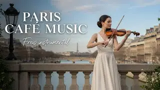 Paris Café with Soft Rain 🌧️ French Jazz Instrumental | Calm & Cozy