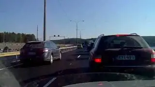 Congestion at the Kalla's bridges in Kuopio