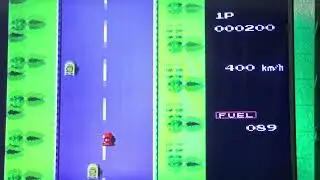 Road Fighter (NES) Gameplay &ndash; Classic Konami Racing Game (Full Level Playthrough)