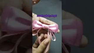 Beautiful ribbon bow 😍#diy #diycrafts #shorts #viral #trending #reels #bow #bowtutorial #foryou