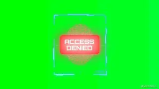 Fingerprint scanner green screen effect | free download