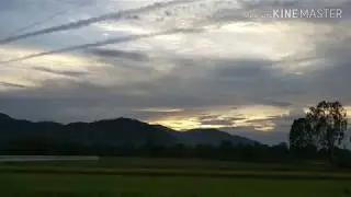 Beautiful Views at Rice Fields, Takeo Province, Cambodia / Country Side
