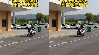 This is the speed at which your girlfriend expects you to reply to messages. #motorcycle