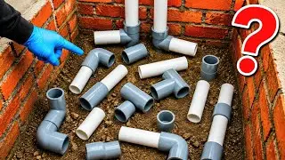 A practical solution for PVC pipe connections! This method will save you money #diy #pvc 