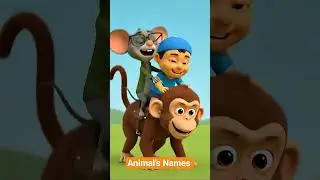 Colorful ABC Safari Animal Song (EFGH) #colorsong #efgh #kidsongs