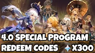 Genshin Impact Special Program version 4.0 Redeem Codes