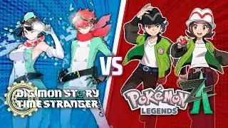 QUAL MELHOR?? Digimon Story Time Stranger VS Pok&eacute;mon Legends ZA