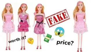 Fake barbie doll unboxing part 5@luckylikesbarbie local doll💃