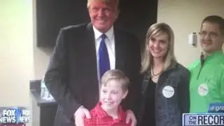 Youngster in Iowa is big Donald Trump supporter