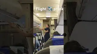 flight ✈️ prank video #funny #delhiprank #prank #comedy #metro #fun #funnypublicreaction #voiceprank