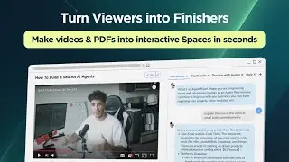 Spaces by VEGA AI - Turn Videos & PDFs into Interactive, Multilingual Learning Spaces