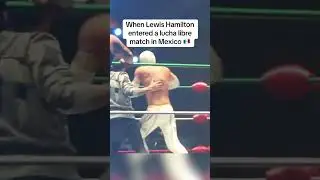 Lewis Hamilton in a wrestling match 😂 (via @LaAficion/IG)