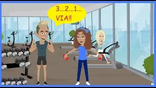 At the gym conversation in Italian - In Palestra [ENG SUB]
