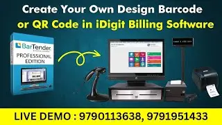 Create Your Own Design Barcode or QR Code in iDigit Kart POS