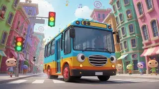 Wheels on the Bus | Fun Bus Song for Toddlers to Sing, Dance and Enjoy Learning