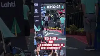 Rico Bogen, New 70.3 Ironman Triathlon World Champion! Lahti, Finland 2023!