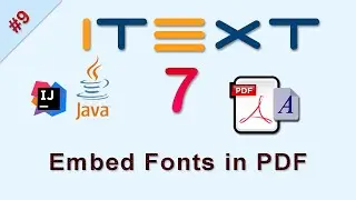 #9 How to Embed Fonts in PDF : iText Java
