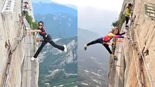 The Most Dangerous Hiking Trails in the World | China's Landscapes | Stunning Views on the Cliff