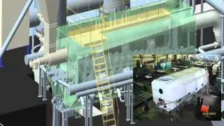 Waste to Energy Conversion Pyrolysis system 3D model RUS