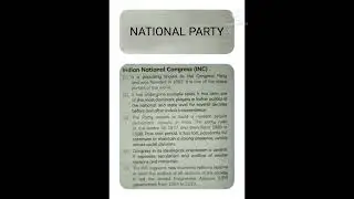 About INC (Political party) (Civics) Class 10