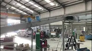 Noreside Inclined Slat Chain Conveyor