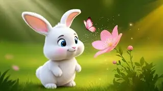  🐇 Bunny And Flowers  Ep -3  |  Cute Bunny’s Magical Waterfall Adventure 🌸