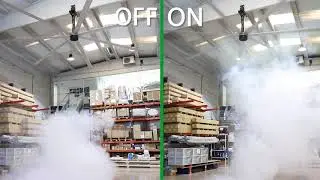 Smoke Test Reverse Function with HVLS Fans | Magnovent