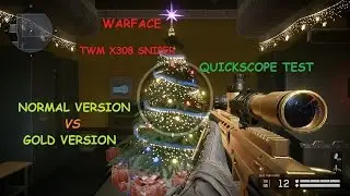 WARFACE | TWM X308 SNIPER RIFLE | QUICKSCOPE TEST !