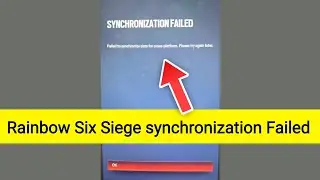 В Rainbow Six Siege не удалось синхронизировать данные для кроссплатформенной версии.